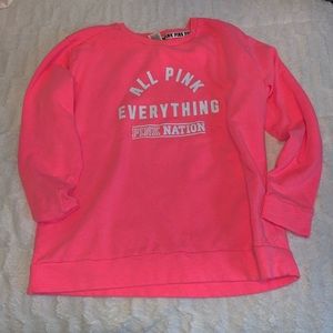 Pink sweatshirt